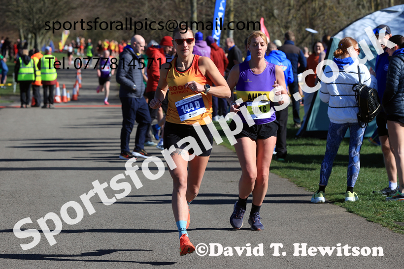 Masters Women Over-35s, 2026 NECAA Royal Signals Road Relays, Hetton Lyons Country Park, Hetton le Hole. Photo: David T. Hewitson/Sports for All Pics